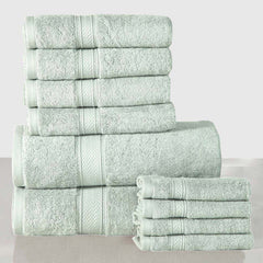 10-Piece: 600 GSM Lux Soft Cotton Towel Set