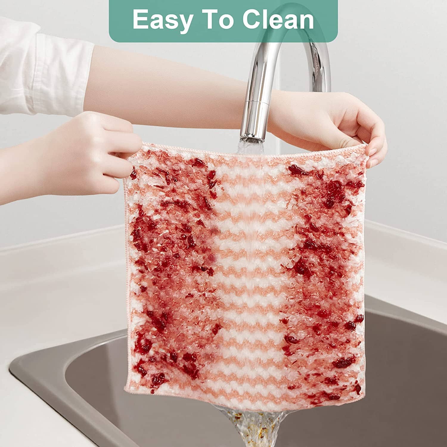 18-Pack: Microfiber Cleaning Cloth