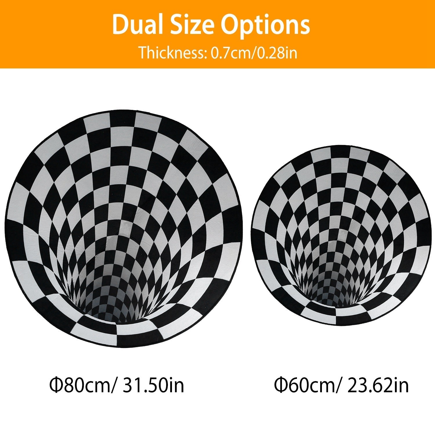 3D Visual Floor Area Anti-Slip Mat