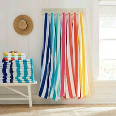 4-Pack: 30" x 60" Ultra-Soft 100% Cotton Striped Pool Cabana Hotel Beach Towels