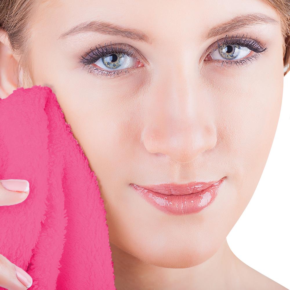 4-Pack: Reusable Facial Cleansing Towel And Makeup-Remover Cloth