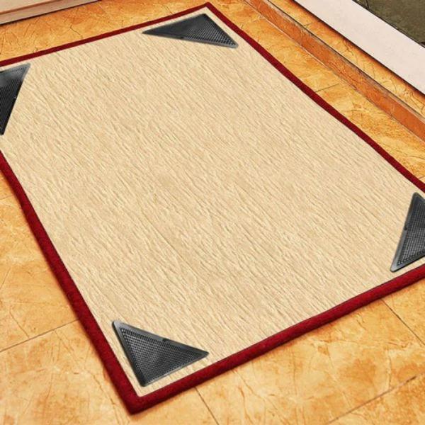 4-Pack: Self-Adhesive Rug Multi-use Grip Pads