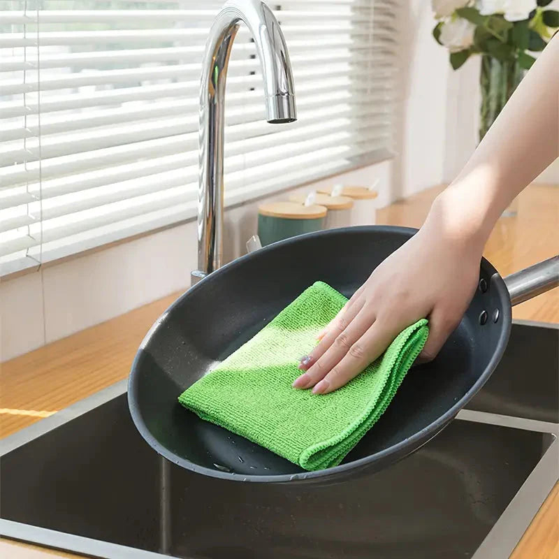 5-Pack: Household Cleaning Towel Set Non-Linting Cleaning Cloth