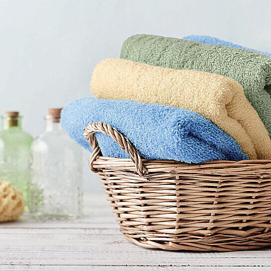 5-Pack: Super Absorbent 100% Cotton Bath Towels