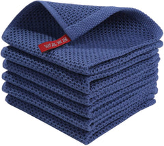 6-Pack: Cotton Waffle Woven Kitchen Towel