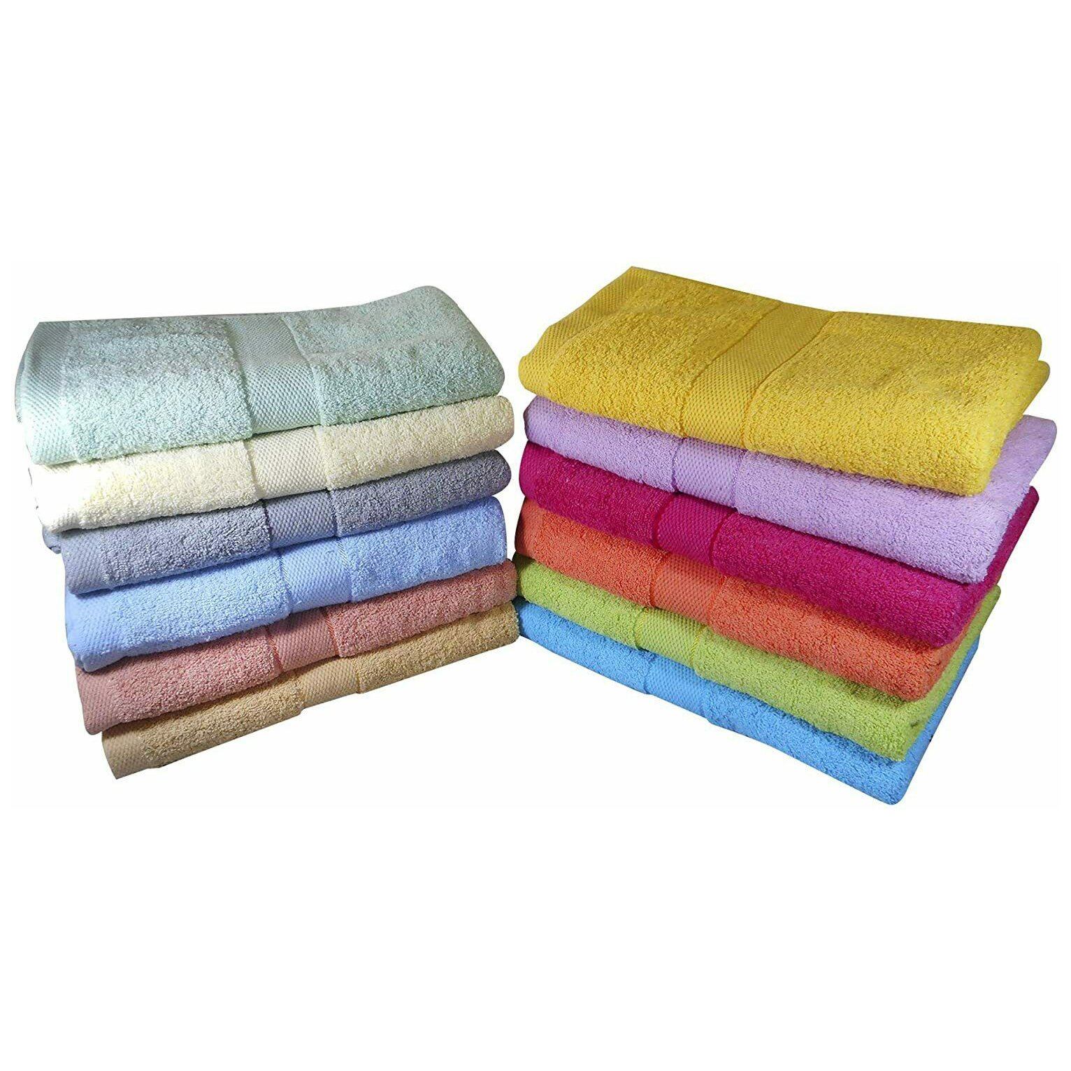 6-Pack: Imperial Luxury Bath Towel Set - Multi Color