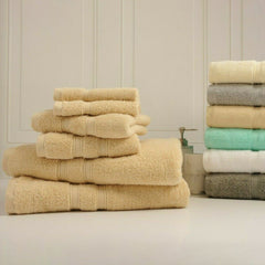 6-Piece: Bibb Home Zero Twist Egyptian Cotton Towel Set