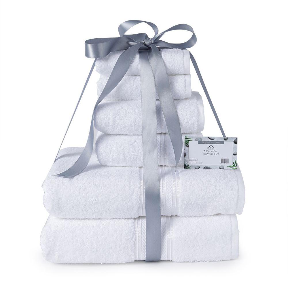 6-Piece: Ultra Soft Towel Set