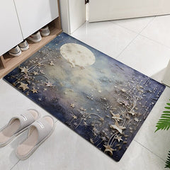 Purple Landscape Doormat Floor Mats Washable Rugs Kitchen Mat Non-Slip Oil Proof Rug Indoor Outdoor Mat Bedroom Decor Bathroom Mat Entrance Rug