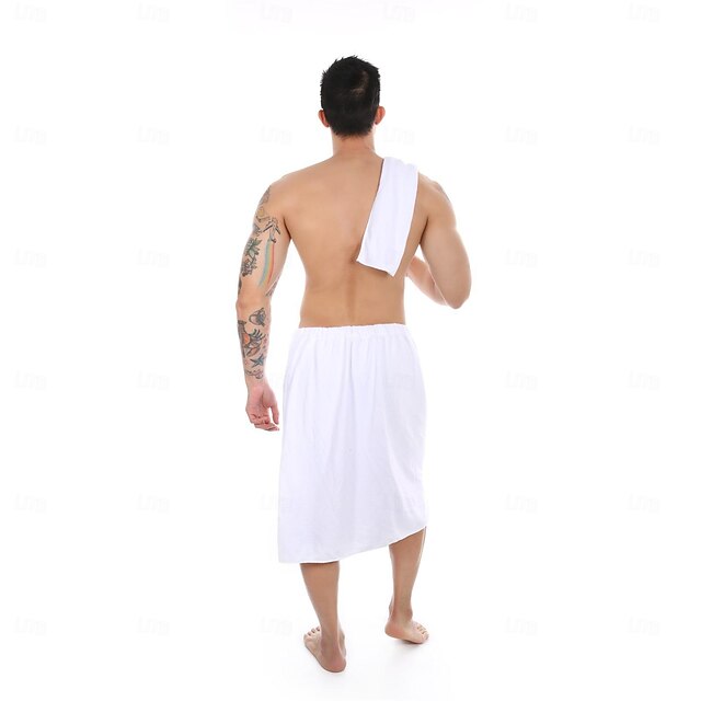 Men's Fiber Bath Towel, Absorbent Towel, Hot Spring Vacation Beach Hotel, Leisure Home, Bathroom Towel, Bath Skirt Set