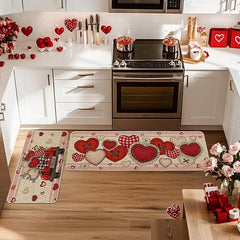 Valentine's Day Area Rug Kitchen Mat Non-Slip Oil Proof Floor Mat Livingroom Rug Indoor Outdoor Mat Bedroom Decor Bathroom Mat Entrance Rug Door Mat