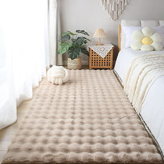 Cream Style Long Plush Bubble Imitation Rabbit Hair Living Room Coffee Table Blanket Floating Window Tatami Mat Floor Mat Bedroom Bedside Blanket