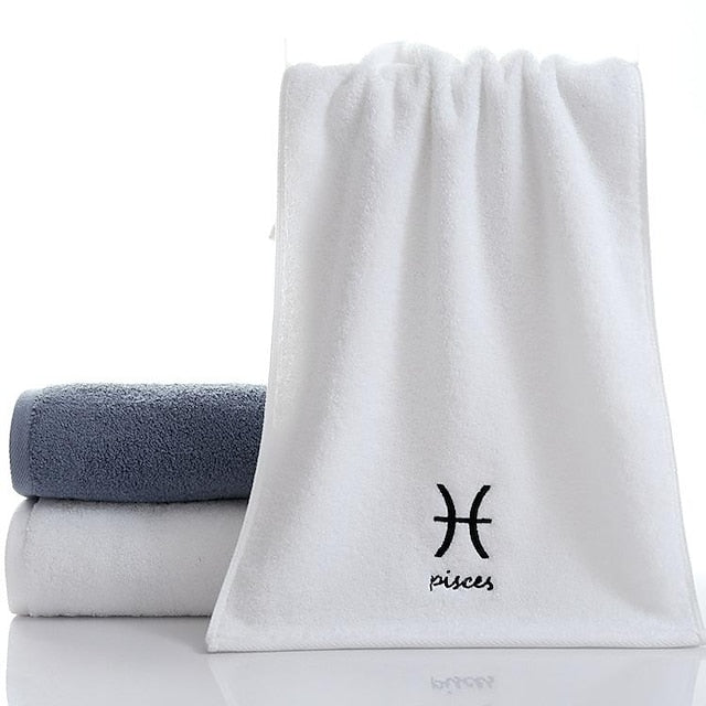 Constellation Towel 100% Cotton Towel Creative  Couple Gift Thickened Sports Face Towel Pure Cotton Towel