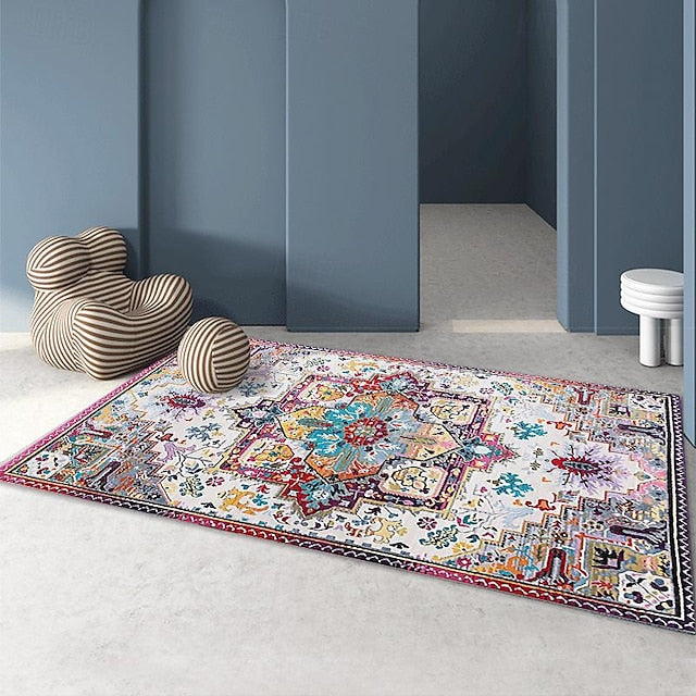 Mandala Bohemian Doormat Kitchen Mat Floor Mat Non-Slip Area Rug Oil Proof Rug Indoor Outdoor Mat Bedroom Decor Bathroom Mat Entrance Rug Boho