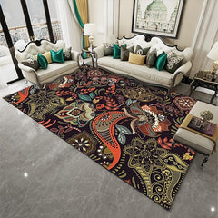 Bohemian Persian Floor Mat Area Rug Non Slip Living Room Sofa Blanket Coffee Table Mat