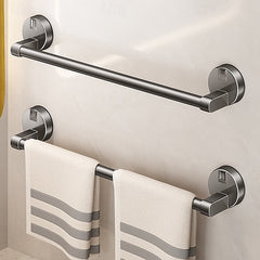 Suction Cup Towel Rack Bathroom No Punching Bathroom Towel Pole Bath Towel Wall Mounted Storage Rack Storage Rack