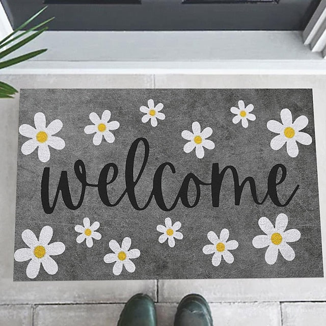 Sunflower Autumn Doormat Kitchen Mat Floor Mat Non-Slip Area Rug Oil Proof Rug Indoor Outdoor Mat Bedroom Decor Bathroom Mat Entrance Rug