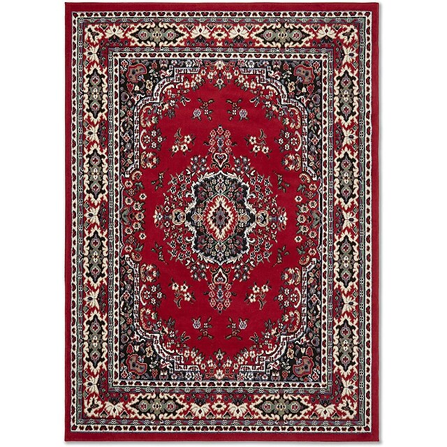 Traditional Persian Floor Mat Area Rug for Livingroom Bedroom Kids Room Indoor Outdoor Decor Anti-Slip