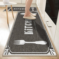 Letter Character Kitchen Mat Non-Slip Rug Indoor Outdoor Mat Bedroom Decor Bathroom Mat Entrance Rug Door Mat