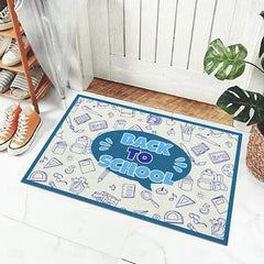 Back to School Doormat Kitchen Mat Floor Mat Non-Slip Area Rug Oil Proof Rug Indoor Outdoor Mat Bedroom Decor Bathroom Mat Entrance Rug