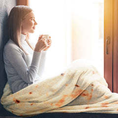 Burrito Tortilla Throw Blanket