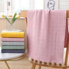 Ultra Soft Cotton Gauze Towel Skin-Friendly Breathable Absorbent Household Face Towel