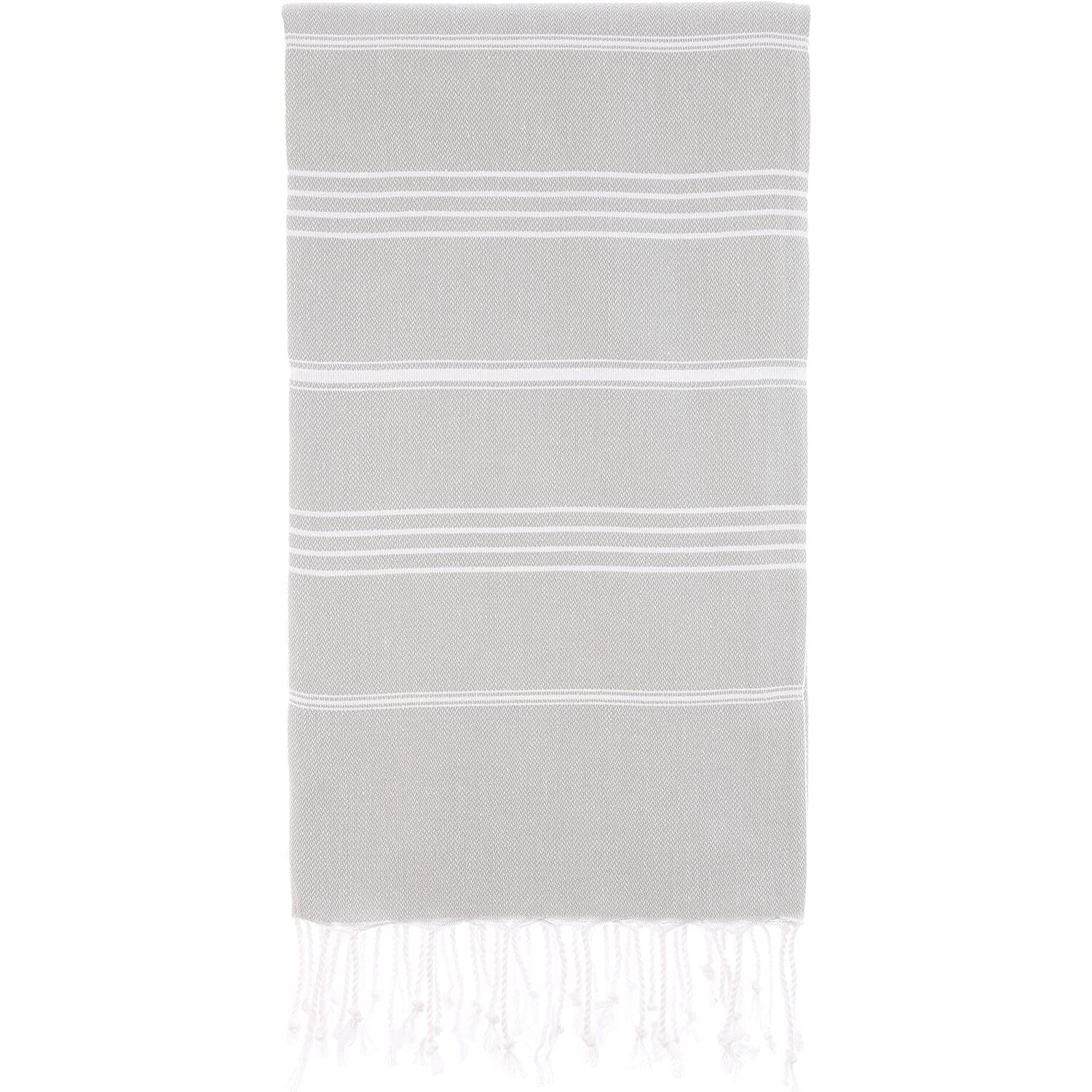 Cacala Pure Series Lightweight 100% Turkish Cotton Super Soft Peshtemal Luxury Bath Towel