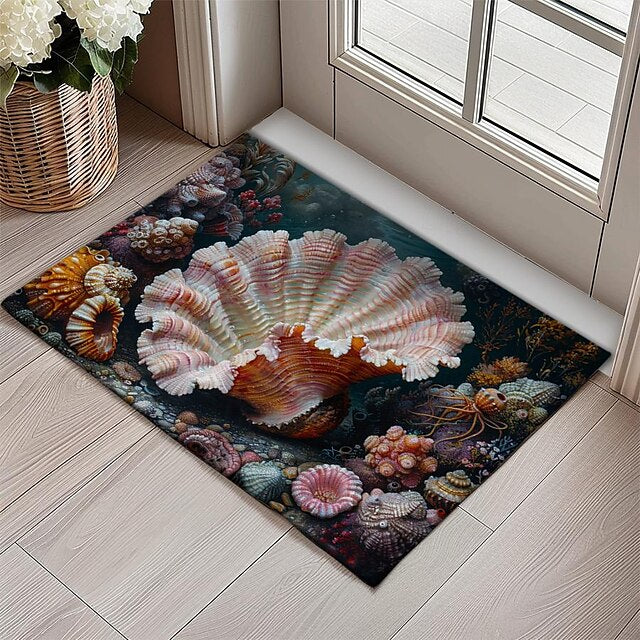 Octopus Doormat Kitchen Mat Floor Mat Non-Slip Area Rug Oil Proof Rug Indoor Outdoor Mat Bedroom Decor Bathroom Mat Entrance Rug