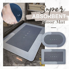 Diatomaceous Earth Bath Mat Super Absorbent Toilet Door Quick-Drying Foot Mat Entry Door Mat Non-Slip Mat