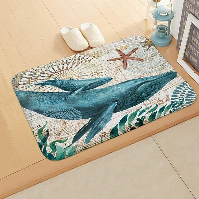 Sea Turtles Doormat,Floor mats Washable Rugs Kitchen Mat Welcome Mats Outdoor, Front Door Rug Outdoor Entrance, Rubber Mats Outside for Entryway, Patio, High Traffic Areas