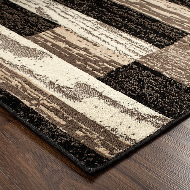 Geometric Woodland Runner Rug Kitchen Mat Non-Slip Oil Proof Rug Indoor Outdoor Mat Bedside Bedroom Decor Bathroom Mat Entrance Rug Door Mat