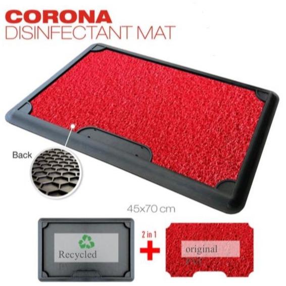 Corona Disinfect Outdoor Mat with Removable Carpet