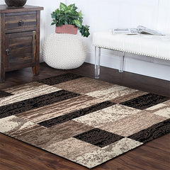 Geometric Woodland Runner Rug Kitchen Mat Non-Slip Oil Proof Rug Indoor Outdoor Mat Bedside Bedroom Decor Bathroom Mat Entrance Rug Door Mat