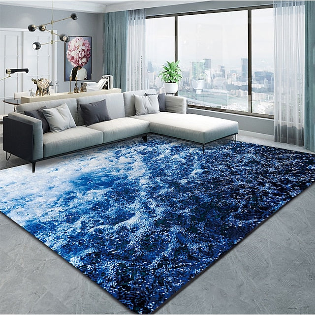 Rug Seawater Floor Mat Anti-Slip Door Mat Hallway Carpets Area Rugs Washable for Bedroom Living Room Kitchen Bathroom