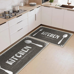 Letter Character Kitchen Mat Non-Slip Rug Indoor Outdoor Mat Bedroom Decor Bathroom Mat Entrance Rug Door Mat