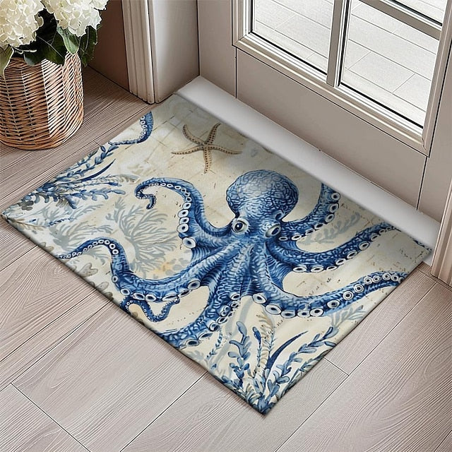 Sea Turtle Doormat Kitchen Mat Floor Mat Non-Slip Area Rug Oil Proof Rug Indoor Outdoor Mat Bedroom Decor Bathroom Mat Entrance Rug