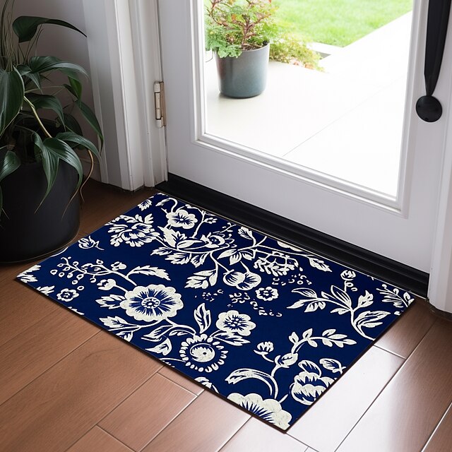 Big Floral Doormat Floor Mats Washable Rugs Kitchen Mat Non-Slip Oil Proof Rug Indoor Outdoor Mat Bedroom Decor Bathroom Mat Entrance Rug