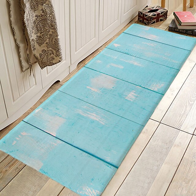 Rug Runner Colour Stripe Floor Mat Door Mat Hallway Carpets Area Rugs Washable for Bedroom Living Room Kitchen Bathroom Anti-Slip Floor Mats Wood lines