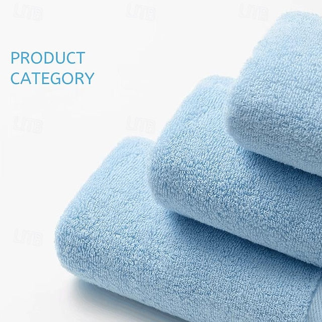 Large Bath Towel 140x70cm Hotel 100% Cotton Bath Towels Quick Dry, Super Absorbent Light Weight Soft Multi Colors Star Rated Hotel Company Gifts, Textiles