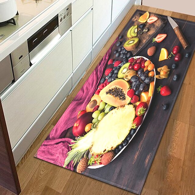 Vegetables Area Rug Kitchen Mat Non-Slip Oil Proof Floor Mat Livingroom Rug Indoor Outdoor Mat Bedroom Decor Bathroom Mat Entrance Rug Door Mat