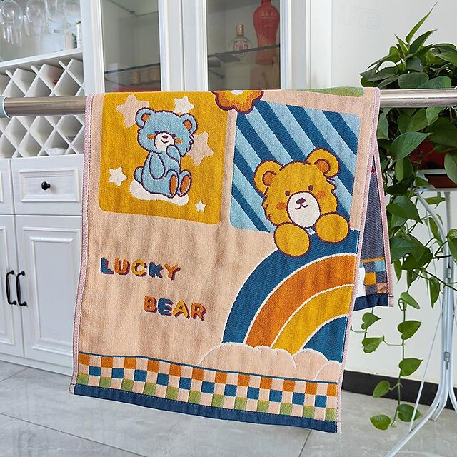 New Three-Layer Gauze Children'S Towel Breathable, Easy-To-Wash And Easy-To-Dry Children'S Towel Soft Cotton Face Towel