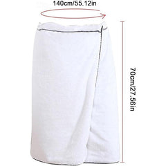 Men's Fiber Bath Towel, Absorbent Towel, Hot Spring Vacation Beach Hotel, Leisure Home, Bathroom Towel, Bath Skirt Set