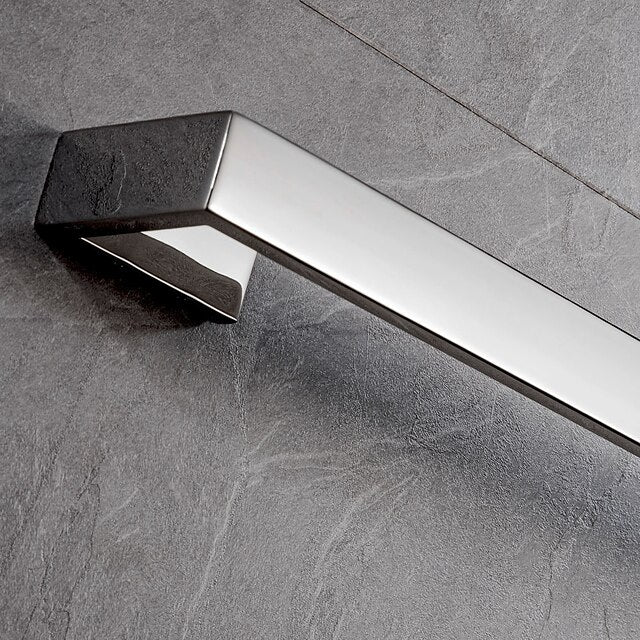 Matte Black Towel Rail 304 Stainless Steel Towel Bar, Mirror Polished, Brushed Wall Mounted Bathroom & Kitchen