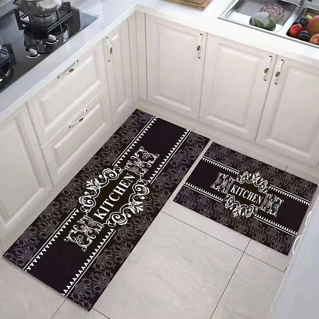 New Kitchen Diatom Mud Carpet Household Rectangular Door Pad Foot Pad Water-Absorbing Oil-Absorbing Non-Slip Kitchen Floor Mat