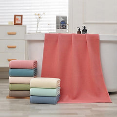 Waffle Style 100% Cotton Bath Towel, Lightweight, Breathable, Absorbent, And Quick Drying Japanese Honeycomb Bath Towel Multi Colors