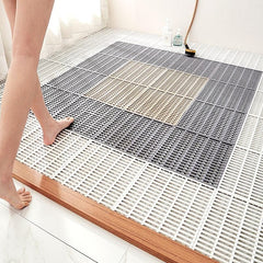 Shower Bath Mat Non-slip Carpet Tasteless Tpe Toilet Household Bathtub Bathroom Hollow Hydrophobic Anti Slip Pad Portable Skidproof Mat