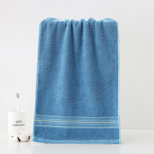 Cotton Bath Towel Household Soft Absorbent Towel Adult Universal Wash Towel Back To School College Student