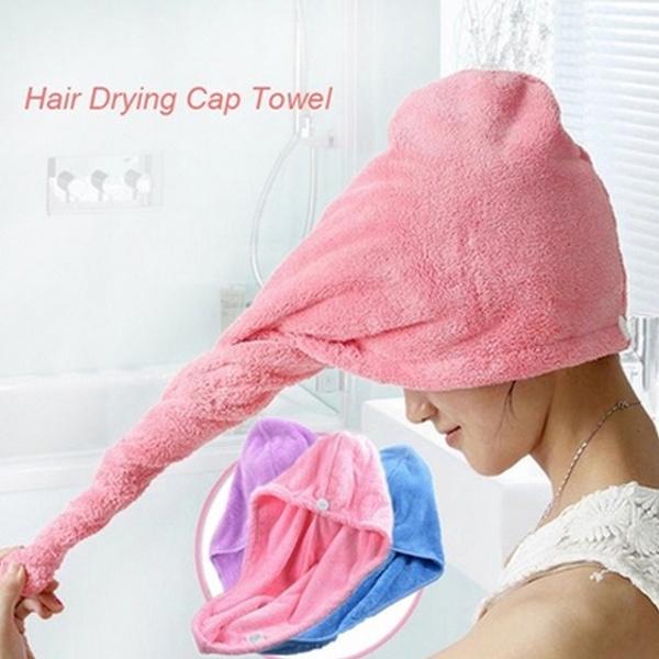 Fashion Women Microfiber Dry Hair Towel