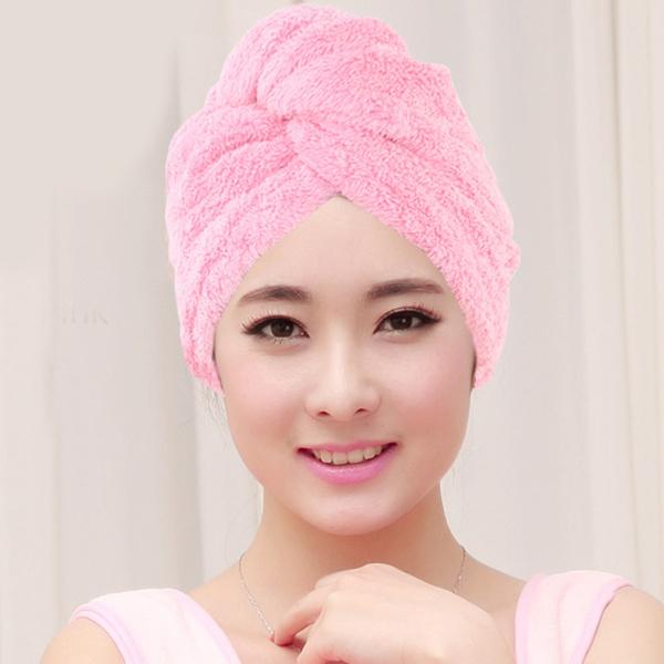 Fashion Women Microfiber Dry Hair Towel