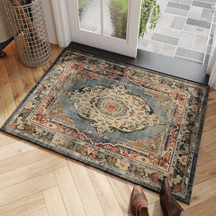 Bohemian Pattern Doormat Kitchen Mat Floor Mat Non-Slip Area Rug Oil Proof Rug Indoor Outdoor Mat Bedroom Decor Bathroom Mat Entrance Rug